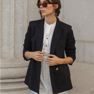 Mille Resort Wear Caroline Blazer Faded Black XS